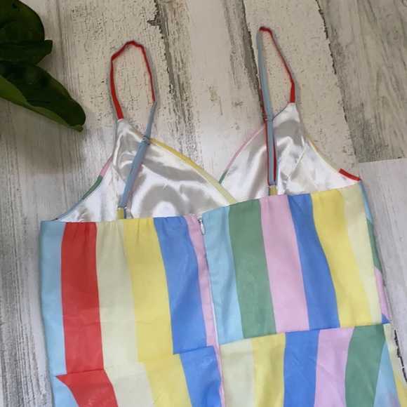 Lulus Winning Smile Rainbow Dress - Picture 7 of 9